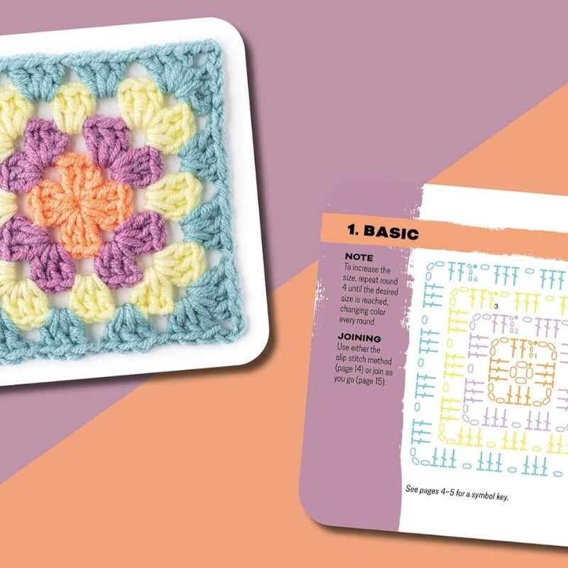 50 Granny Square Card Deck