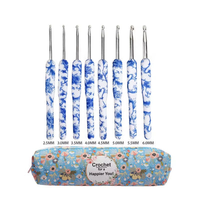 Premium 8 Crochet Hook Set