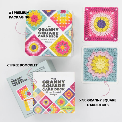 50 Granny Square Card Deck